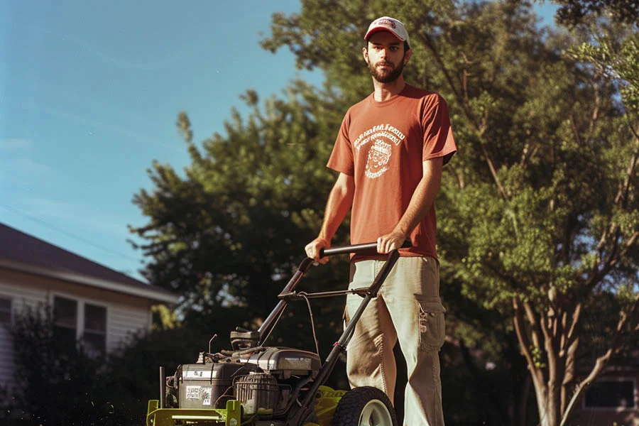 battery operated mower